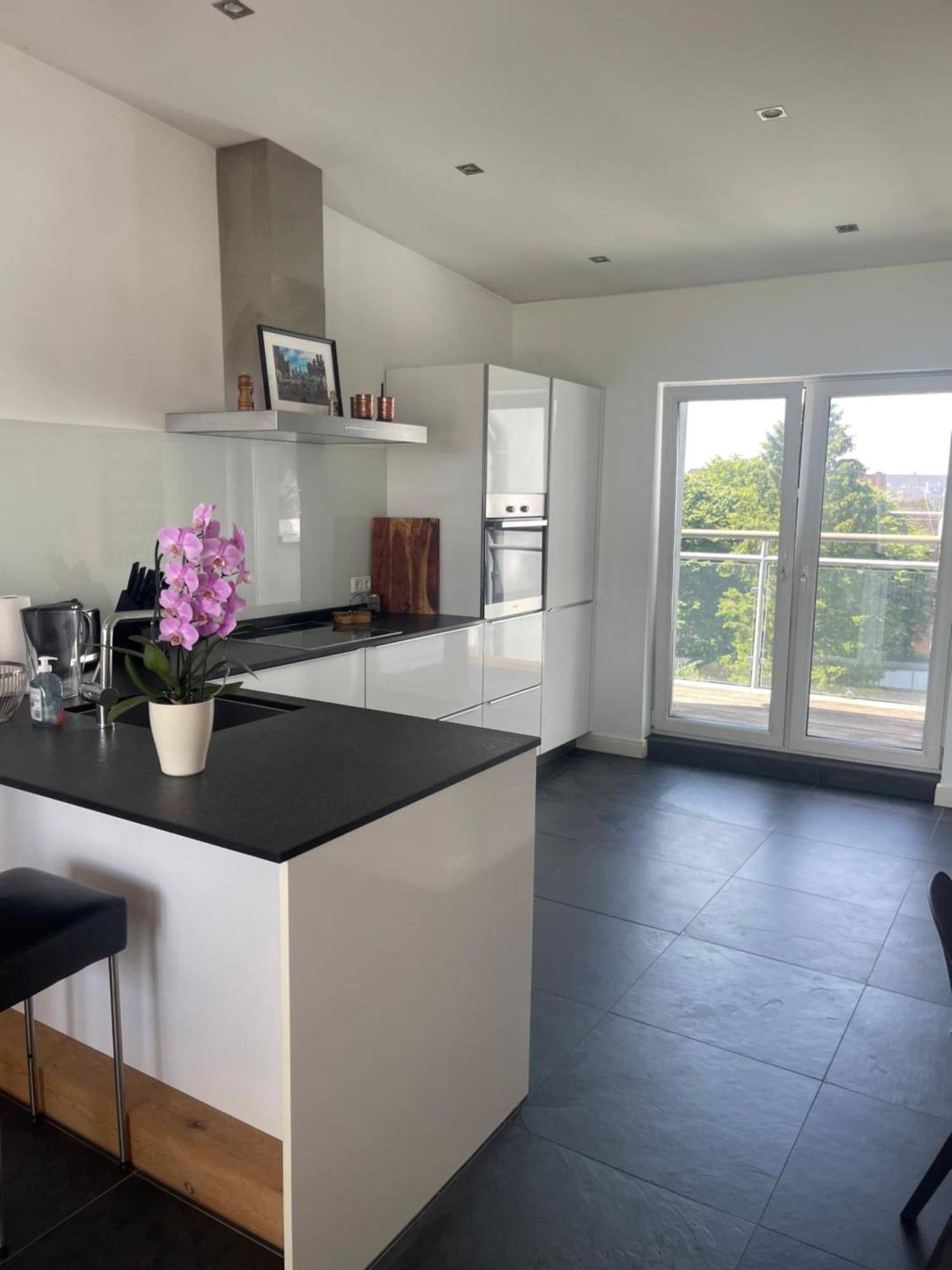 Apartamento Luxus Penthouse Waterview Kiel Exterior foto
