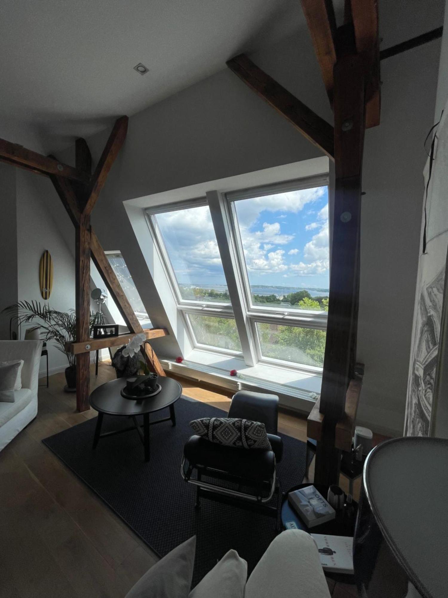 Apartamento Luxus Penthouse Waterview Kiel Exterior foto
